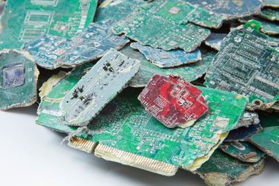 Shredded Circuit Boards